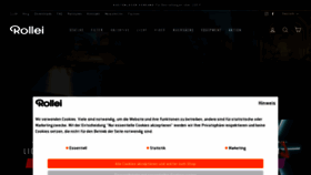 What Rollei.de website looked like in 2021 (2 years ago)