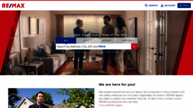 What Remax.com website looked like in 2021 (2 years ago)