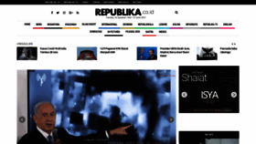 What Republika.co.id website looked like in 2021 (2 years ago)