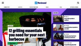 What Reviewed.com website looked like in 2021 (2 years ago)