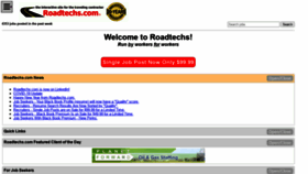 What Roadtechs.com website looked like in 2021 (2 years ago)