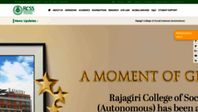 What Rajagiri.edu website looked like in 2021 (2 years ago)