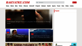 What Rakyatku.com website looked like in 2021 (2 years ago)