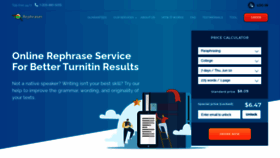What Rephraser.net website looked like in 2021 (5 years ago)
