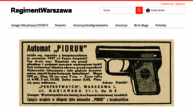 What Regimentwarszawa.pl website looked like in 2021 (2 years ago)