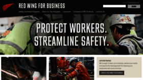 What Redwingsafety.com website looked like in 2021 (2 years ago)