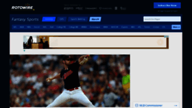 What Rotowire.com website looked like in 2021 (2 years ago)