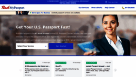 What Rushmypassport.com website looked like in 2021 (4 years ago)