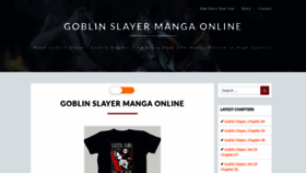 What Readgoblinslayer.com website looked like in 2021 (2 years ago)