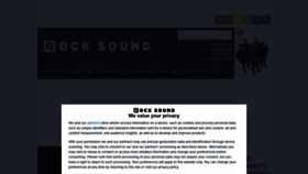 What Rocksound.tv website looked like in 2021 (2 years ago)