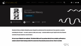 What Revisionisthistory.com website looked like in 2021 (2 years ago)