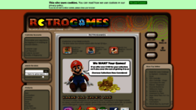 What Retrogames.co.uk website looked like in 2021 (2 years ago)