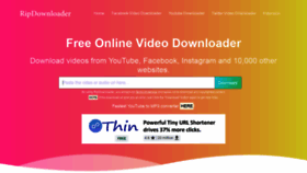 What Ripdownloader.com website looked like in 2021 (2 years ago)