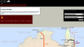 What Railmaps.com.au website looked like in 2021 (2 years ago)