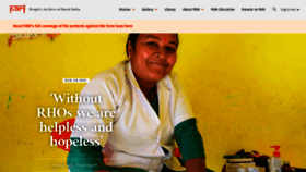 What Ruralindiaonline.org website looked like in 2021 (5 years ago)