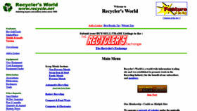 What Recycle.net website looked like in 2021 (2 years ago)