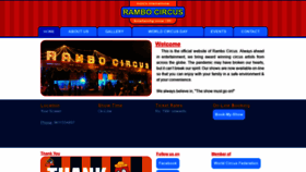 What Rambocircus.in website looked like in 2021 (2 years ago)
