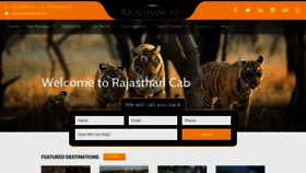 What Rajasthancab.com website looked like in 2021 (2 years ago)