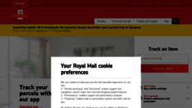 What Royalmail.com website looked like in 2021 (2 years ago)