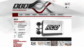 What Rcd.cz website looked like in 2021 (2 years ago)