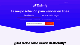 What Rocketfy.co website looked like in 2021 (2 years ago)