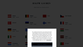 What Ralphlauren.eu website looked like in 2021 (2 years ago)