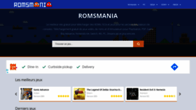 What Romsmania.club website looked like in 2021 (3 years ago)