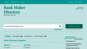 What Rankmakerdirectory.com website looked like in 2021 (2 years ago)