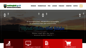 What Rembangkab.go.id website looked like in 2021 (2 years ago)