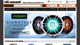 What Rgsound.it website looked like in 2021 (2 years ago)