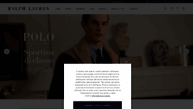 What Ralphlauren.it website looked like in 2021 (2 years ago)