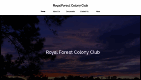 What Royalforestcc.org website looked like in 2021 (2 years ago)