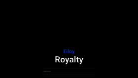 What Royalty.eiloy.com website looked like in 2021 (2 years ago)