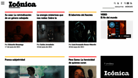 What Revistaiconica.com website looked like in 2021 (2 years ago)