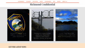 What Richmondconfidential.org website looked like in 2021 (2 years ago)