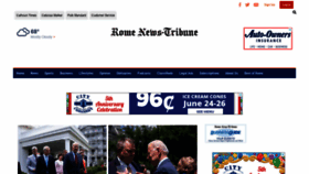 What Romenews-tribune.com website looked like in 2021 (2 years ago)