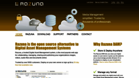 What Razuna.org website looked like in 2021 (2 years ago)
