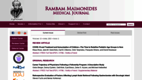 What Rmmj.org.il website looked like in 2021 (2 years ago)
