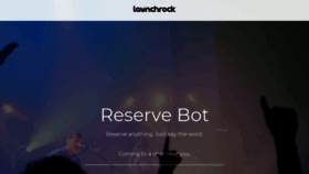 What Reservebot.com website looked like in 2021 (2 years ago)