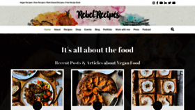What Rebelrecipes.com website looked like in 2021 (2 years ago)