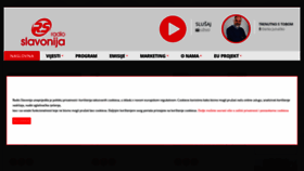 What Radioslavonija.hr website looked like in 2021 (2 years ago)