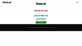 What Rasta.pk website looked like in 2021 (2 years ago)