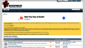 What Reefforum.net website looked like in 2021 (2 years ago)