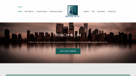 What Roachlawfirm.com website looked like in 2021 (2 years ago)
