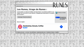 What Runes.bourzeix.com website looked like in 2021 (2 years ago)