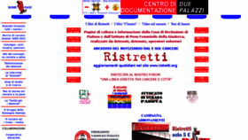 What Ristretti.it website looked like in 2021 (2 years ago)
