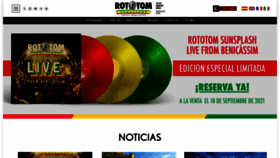 What Rototomsunsplash.com website looked like in 2021 (2 years ago)