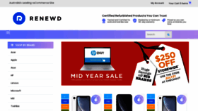What Renewd.com.au website looked like in 2021 (2 years ago)