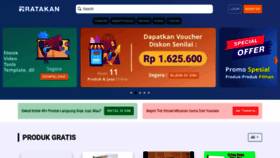 What Ratakan.com website looked like in 2021 (2 years ago)