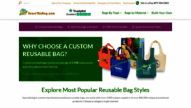 What Reusethisbag.com website looked like in 2021 (4 years ago)